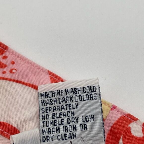 Lilly Pulitzer Floral Print Pants Size 4 Tropical Hibiscus Flamingo Capri Cotton - Picture 8 of 14